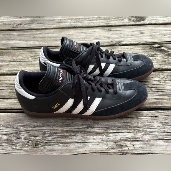 Adidas Samba Men’s OG Black And White Sneakers Shoes | Size 13 - Picture 1 of 8